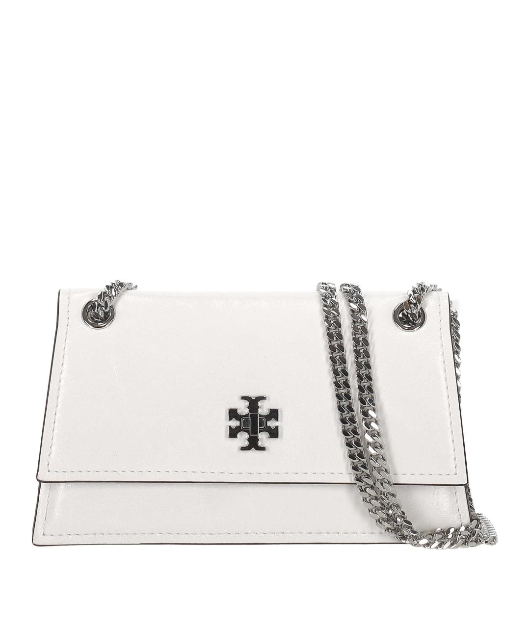 TORY BURCH Белая кожаная сумка через плечо, фото 1