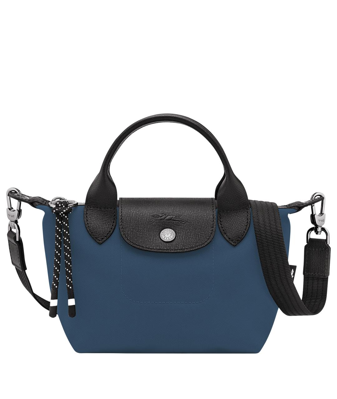 LONGCHAMP Синяя тканевая сумка тоут, фото 1