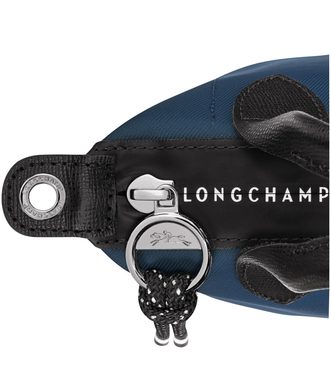 LONGCHAMP Синяя тканевая сумка тоут, фото 5