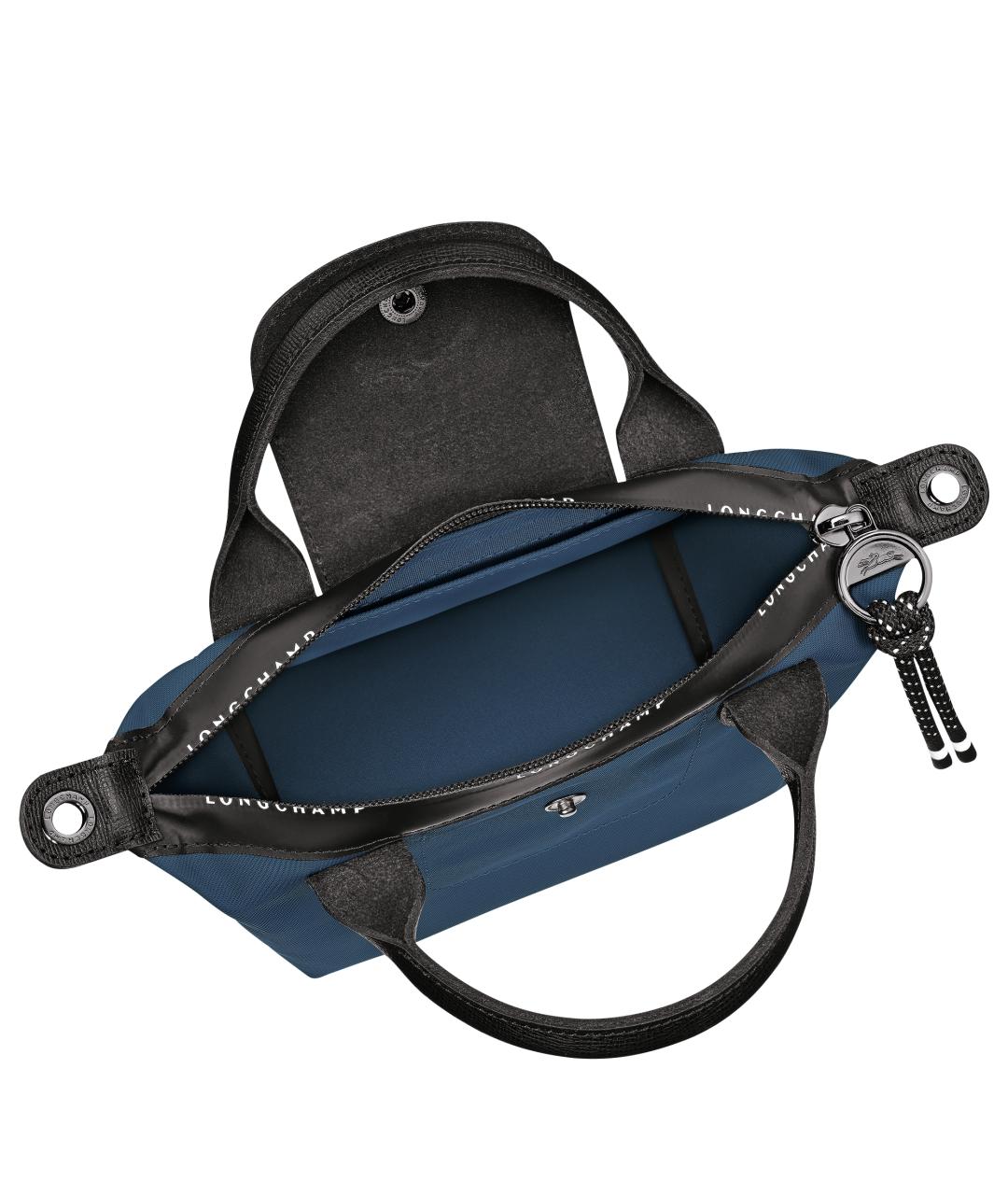 LONGCHAMP Синяя тканевая сумка тоут, фото 4