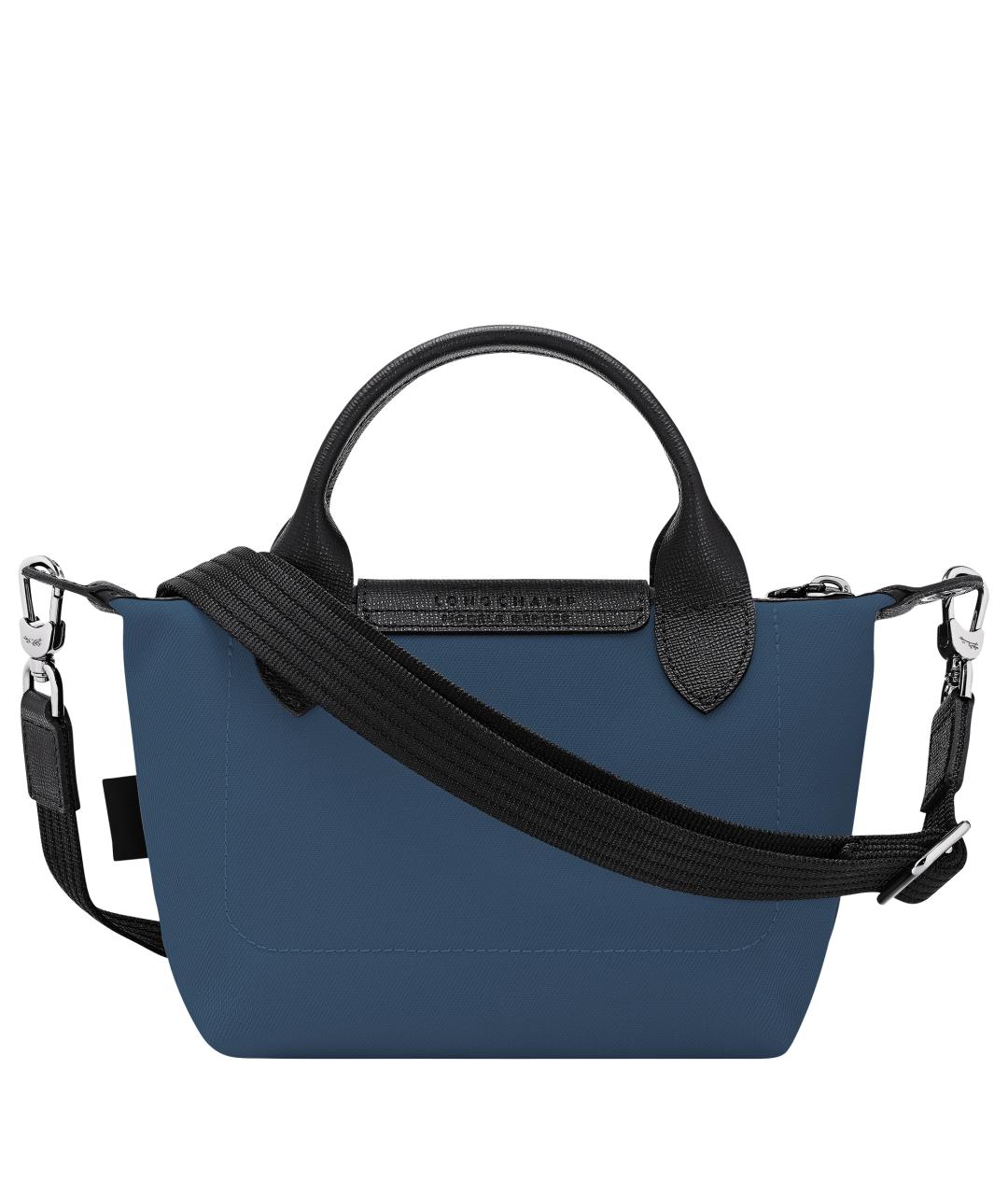 LONGCHAMP Синяя тканевая сумка тоут, фото 3