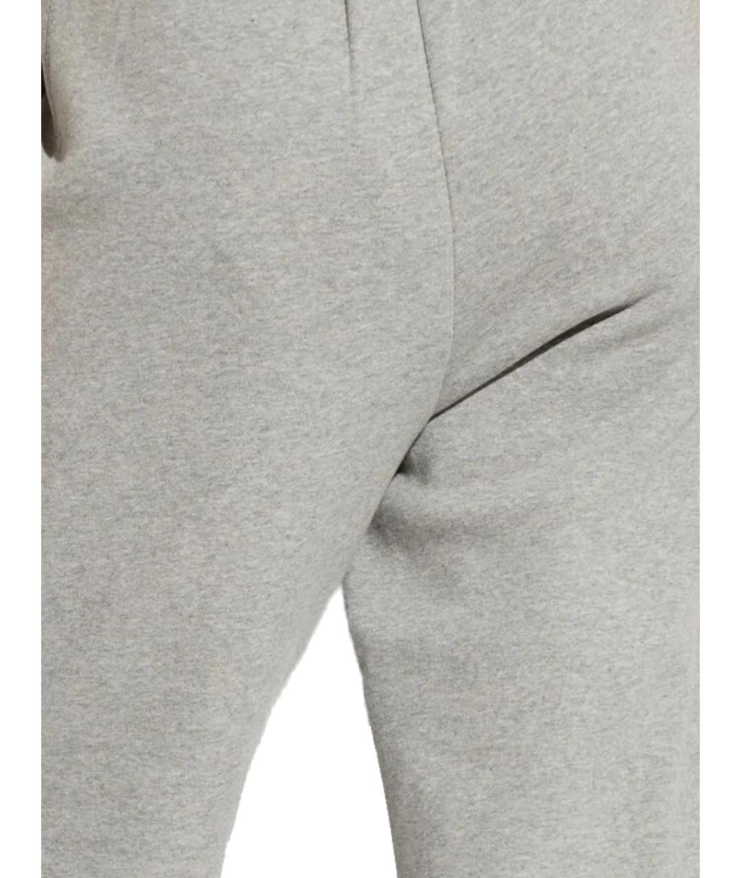 THE ATTICO Серые хлопковые спортивные брюки и шорты, фото 3