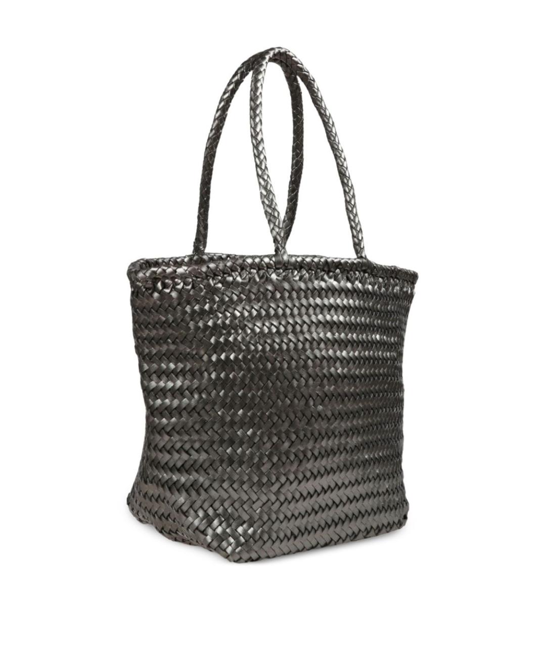 Dragon Diffusion Черная кожаная сумка тоут, фото 2