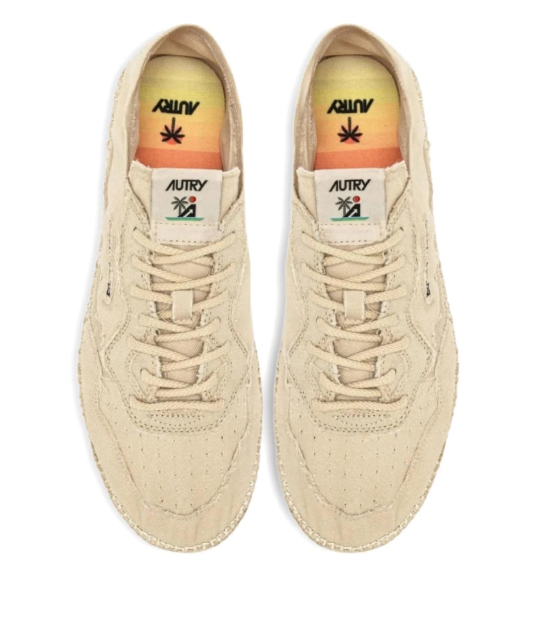 AUTRY Бежевые текстильные эспадрильи, фото 4