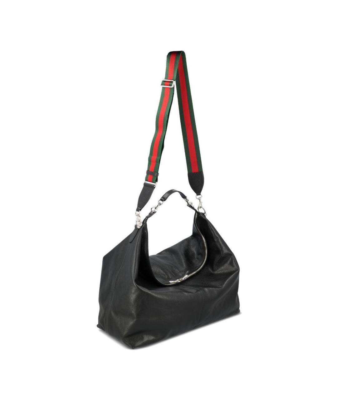 GUCCI Черная кожаная сумка на плечо, фото 2