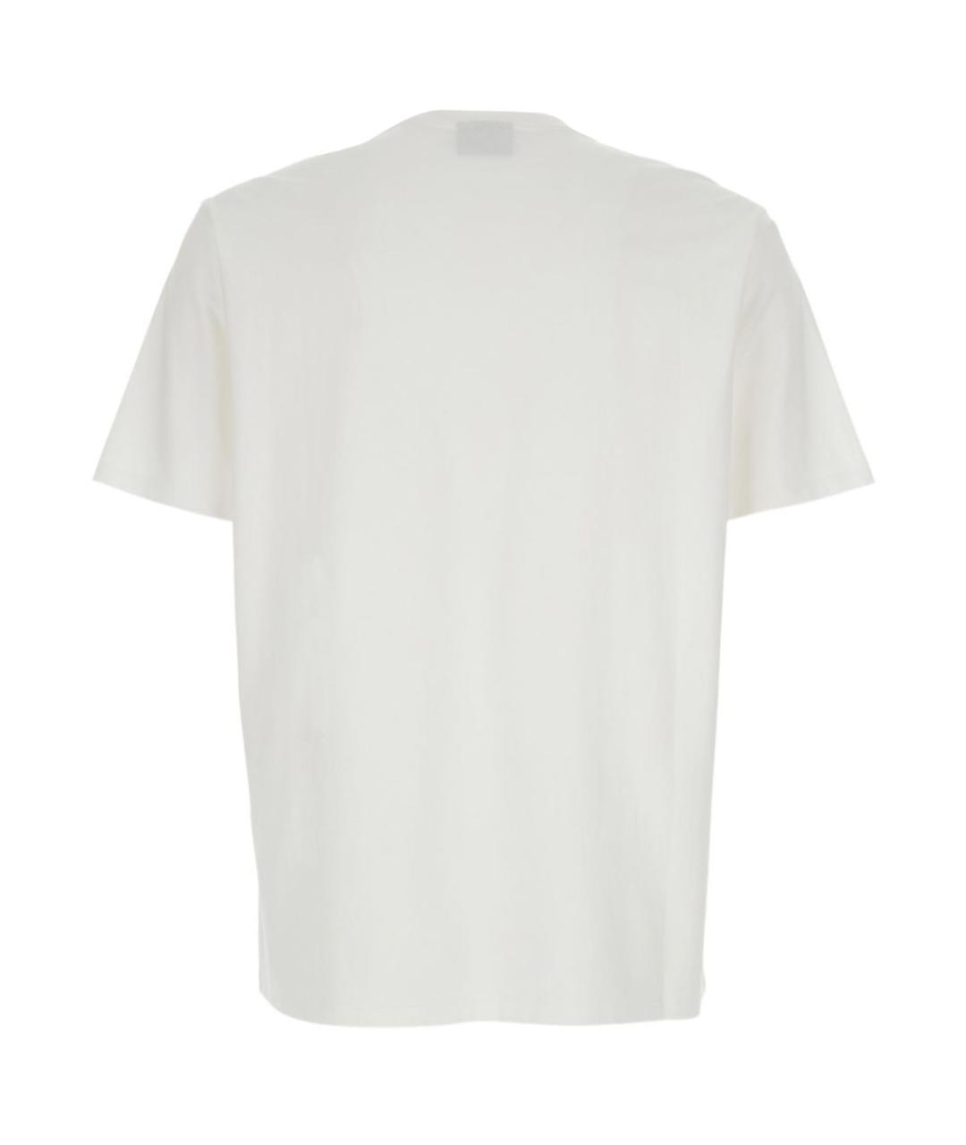 EMPORIO ARMANI Белая хлопковая футболка, фото 3