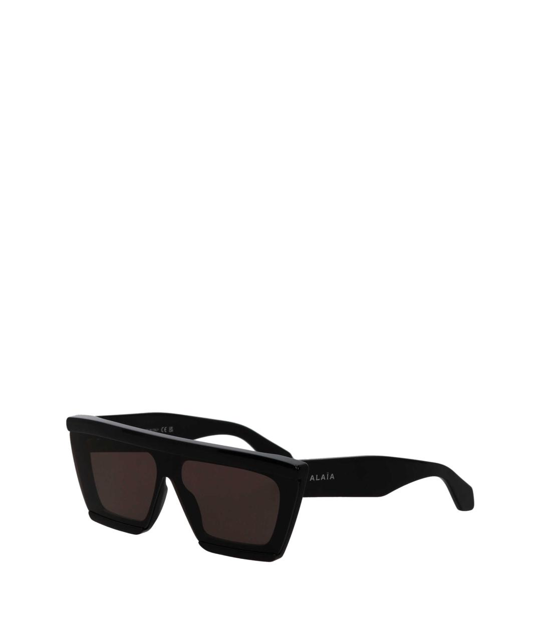 ALAIA Черные пластиковые солнцезащитные очки, фото 1