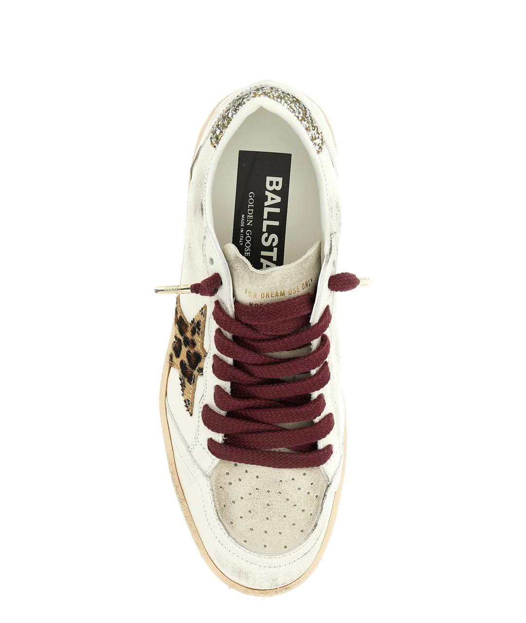 GOLDEN GOOSE DELUXE BRAND Белые кожаные кеды, фото 5