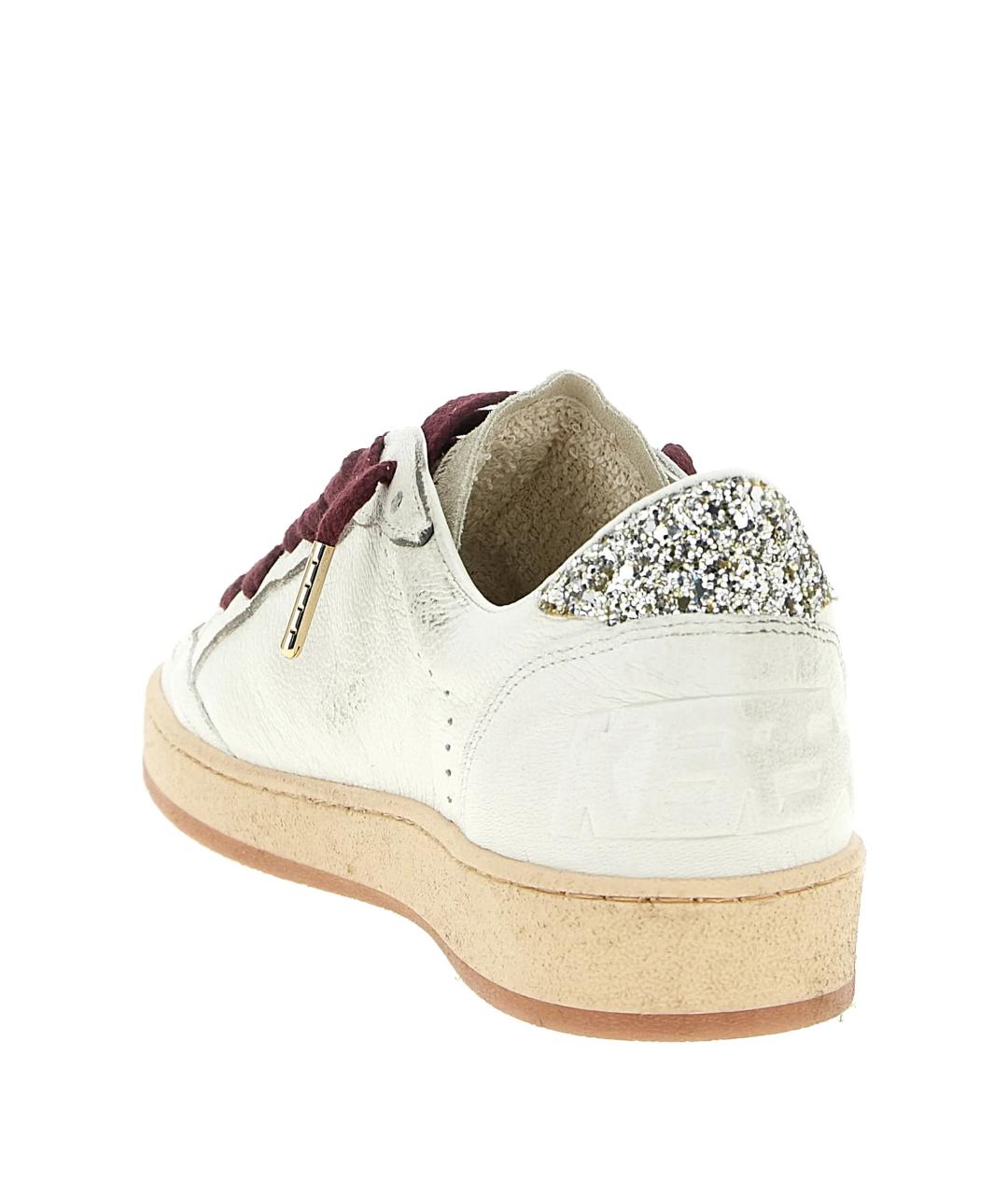 GOLDEN GOOSE DELUXE BRAND Белые кожаные кеды, фото 3