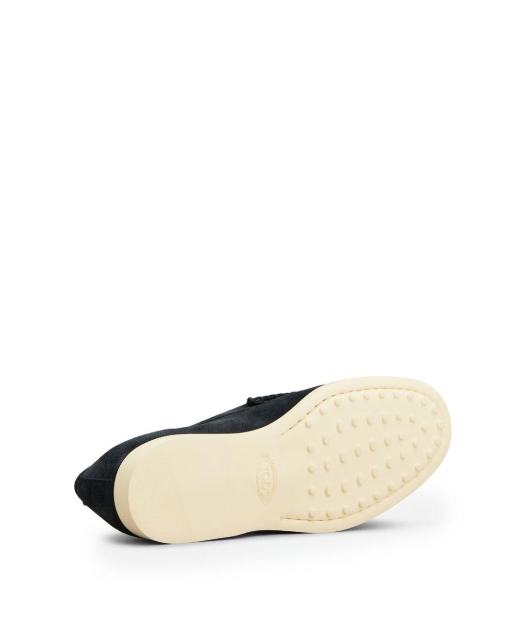 TOD'S Синие замшевые лоферы, фото 5