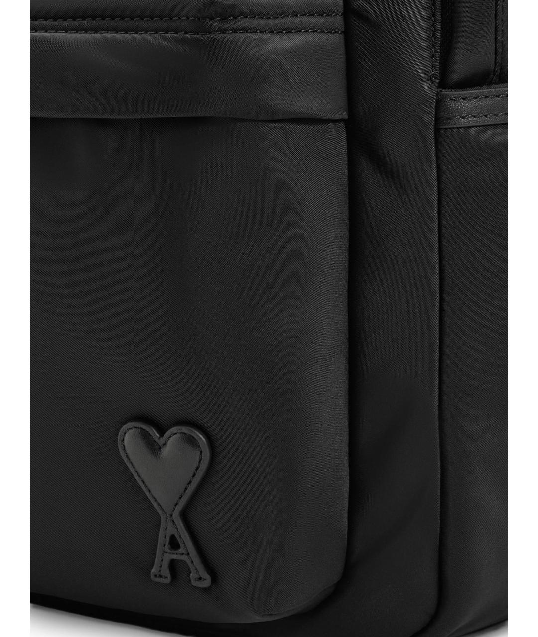 Ami Paris Черный тканевый рюкзак, фото 3