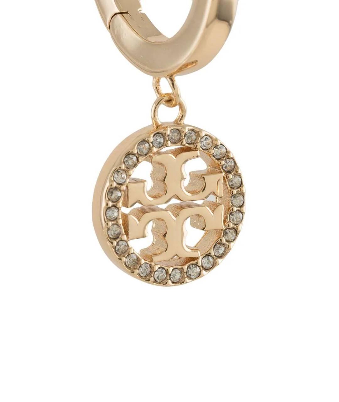 TORY BURCH Золотые металлические серьги, фото 3