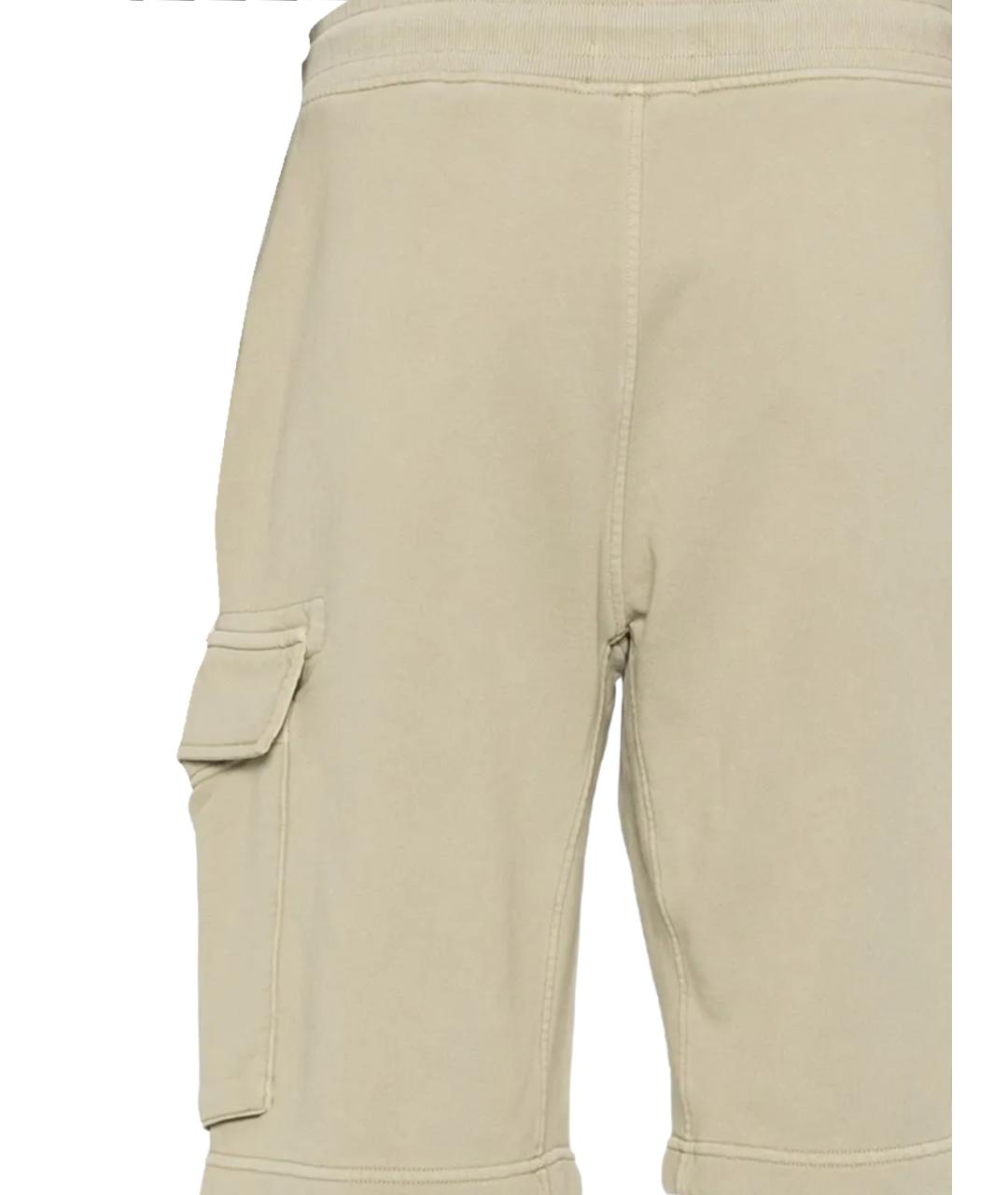 CP COMPANY Бежевые хлопковые шорты, фото 3