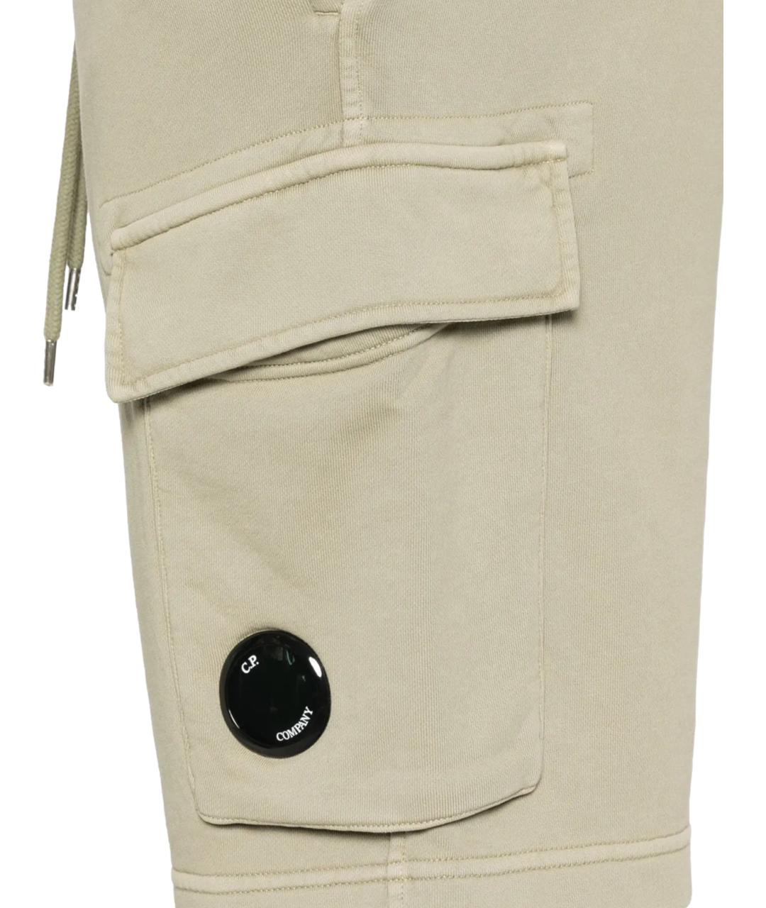 CP COMPANY Бежевые хлопковые шорты, фото 2