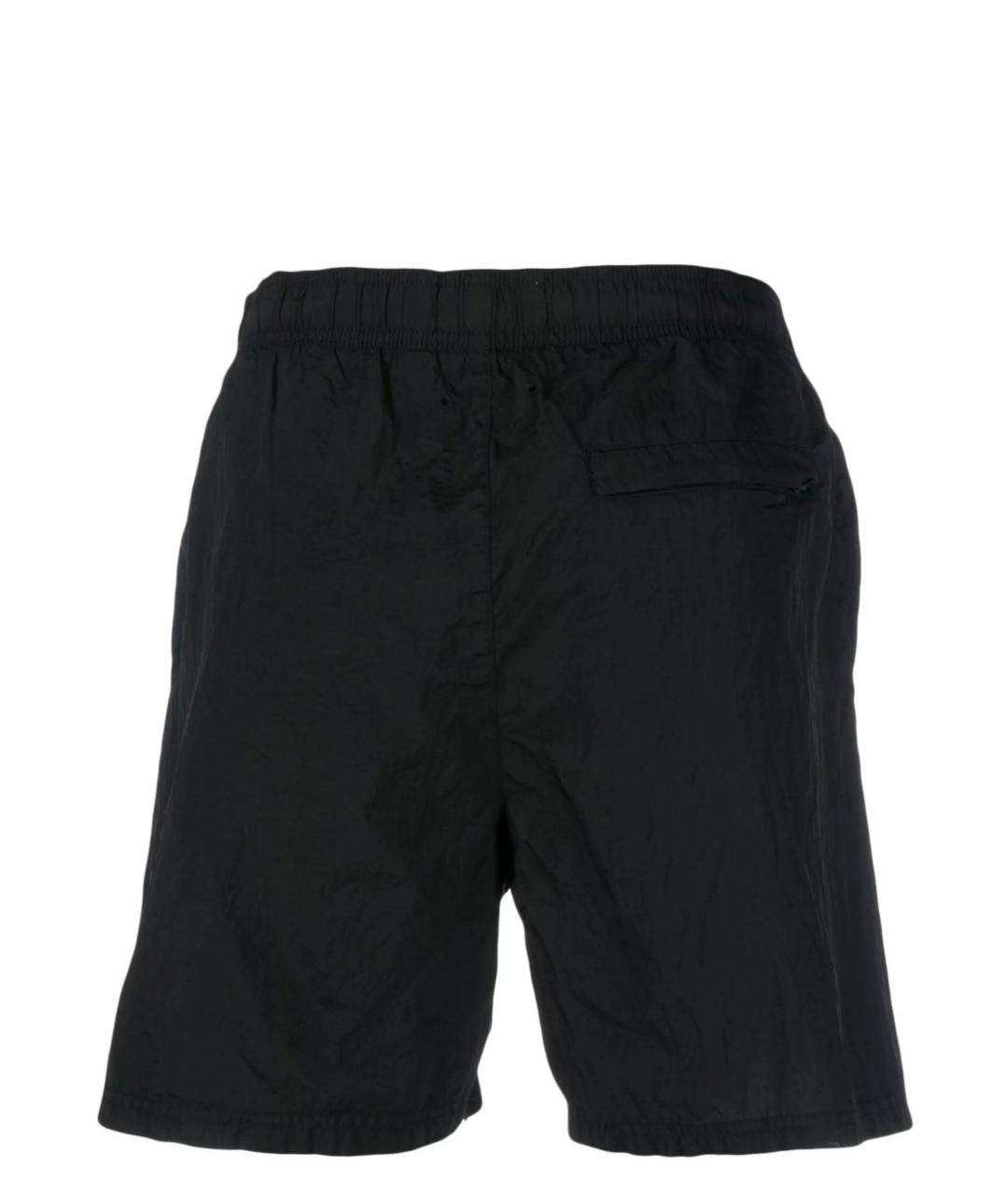 STONE ISLAND Черные шорты, фото 3