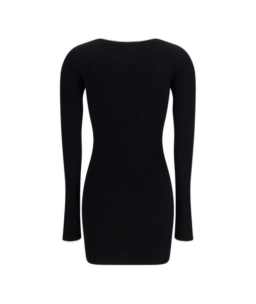 AMIRI Черное вискозное повседневное платье, фото 3