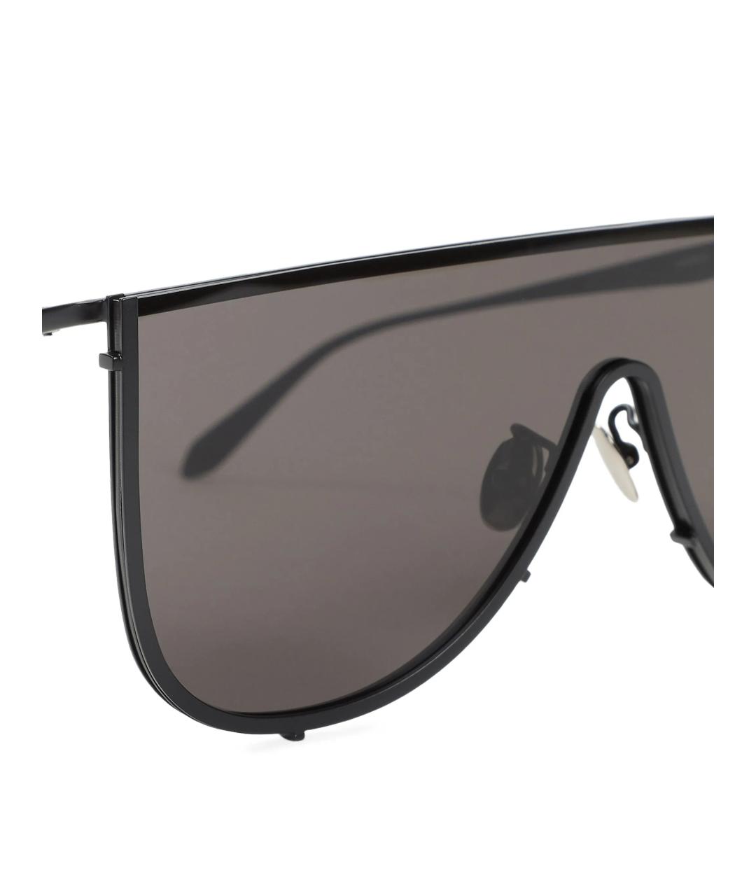 ALAIA Черные металлические солнцезащитные очки, фото 3