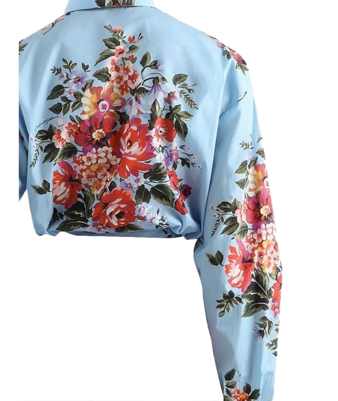 DOLCE&GABBANA Мульти хлопковая рубашка, фото 3