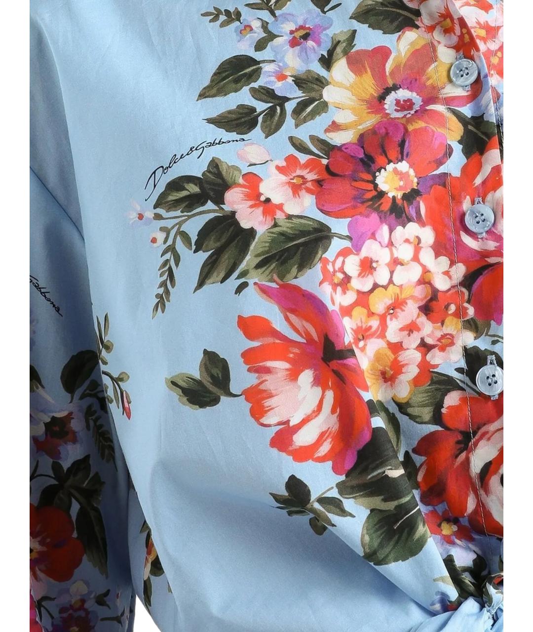DOLCE&GABBANA Мульти хлопковая рубашка, фото 2