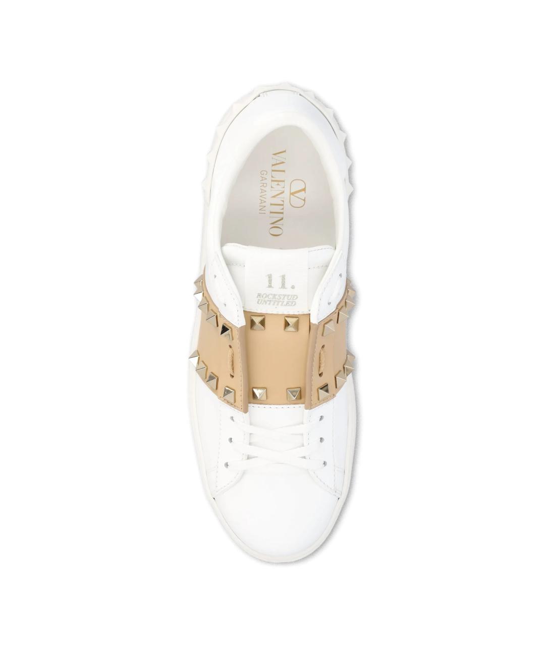 VALENTINO Белые кожаные кеды, фото 4
