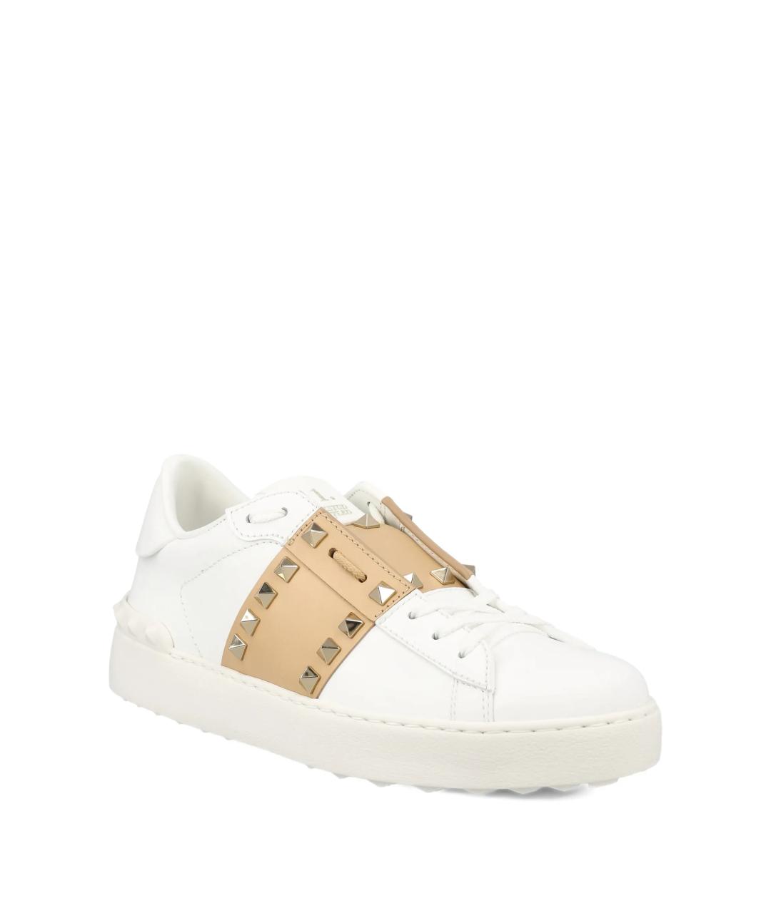 VALENTINO Белые кожаные кеды, фото 2