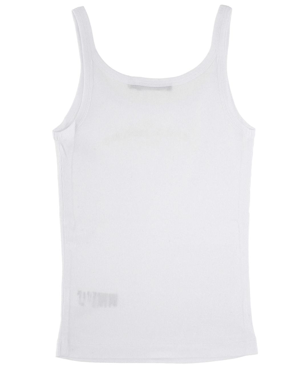 DOLCE&GABBANA Белая хлопковая майка, фото 3