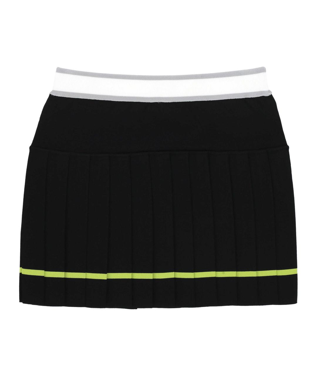 CASABLANCA Черная полиэстеровая юбка мини, фото 3