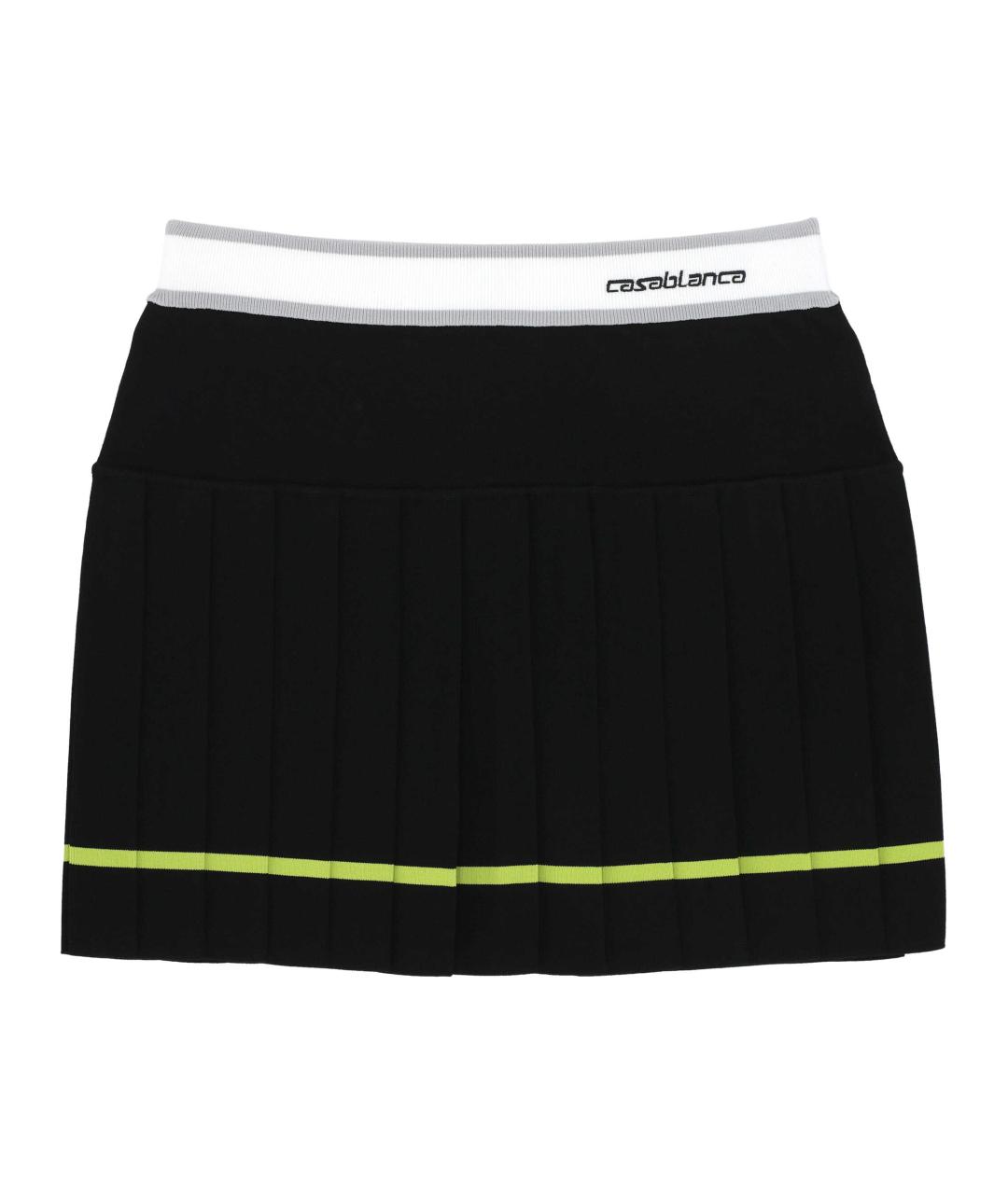 CASABLANCA Черная полиэстеровая юбка мини, фото 1