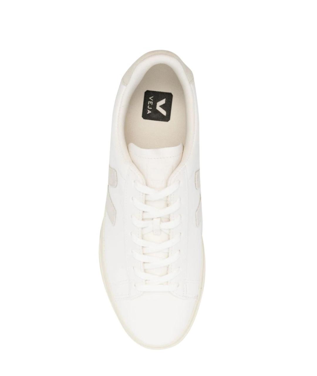 VEJA Белые кожаные низкие кроссовки / кеды, фото 4
