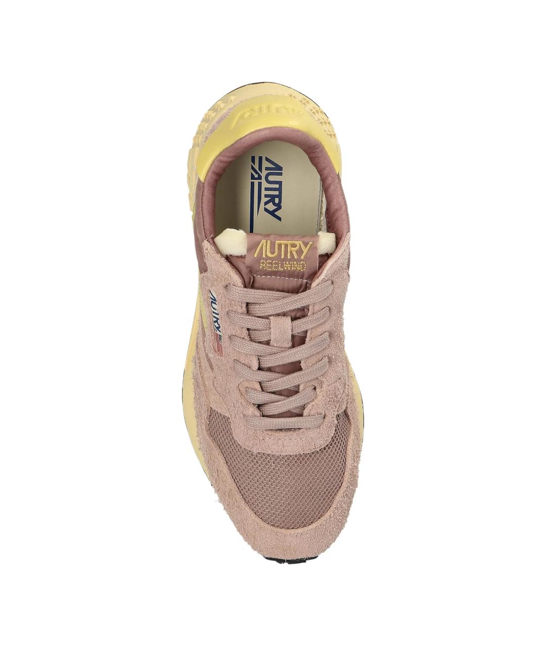 AUTRY Бежевые замшевые кроссовки, фото 4