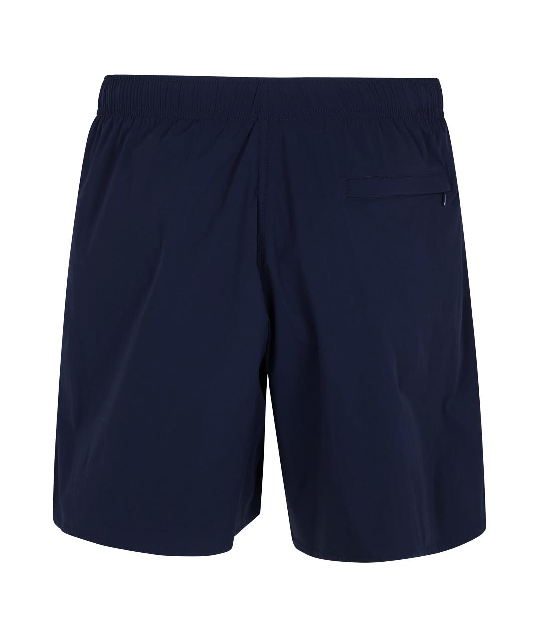 JIL SANDER Синие полиамидовые шорты, фото 3