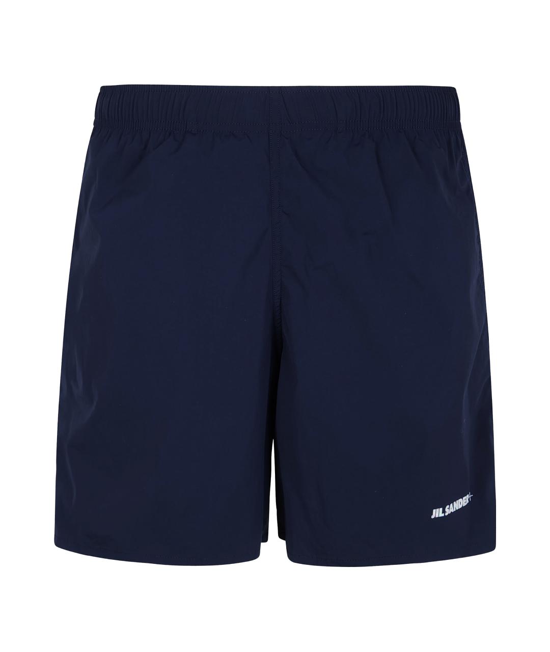 JIL SANDER Синие полиамидовые шорты, фото 1