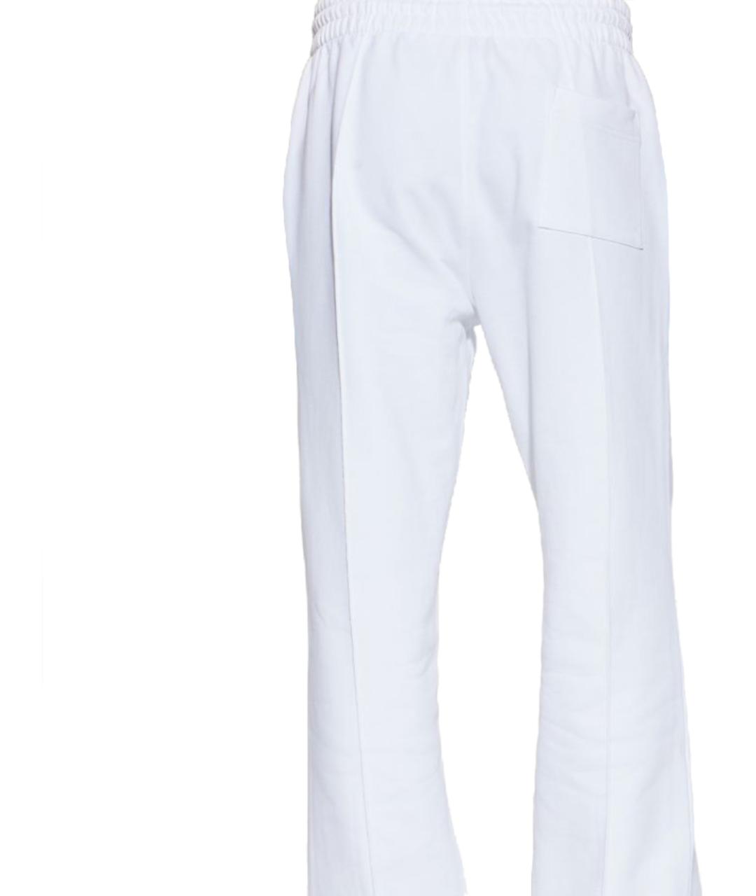 CASABLANCA Белые хлопковые повседневные брюки, фото 3