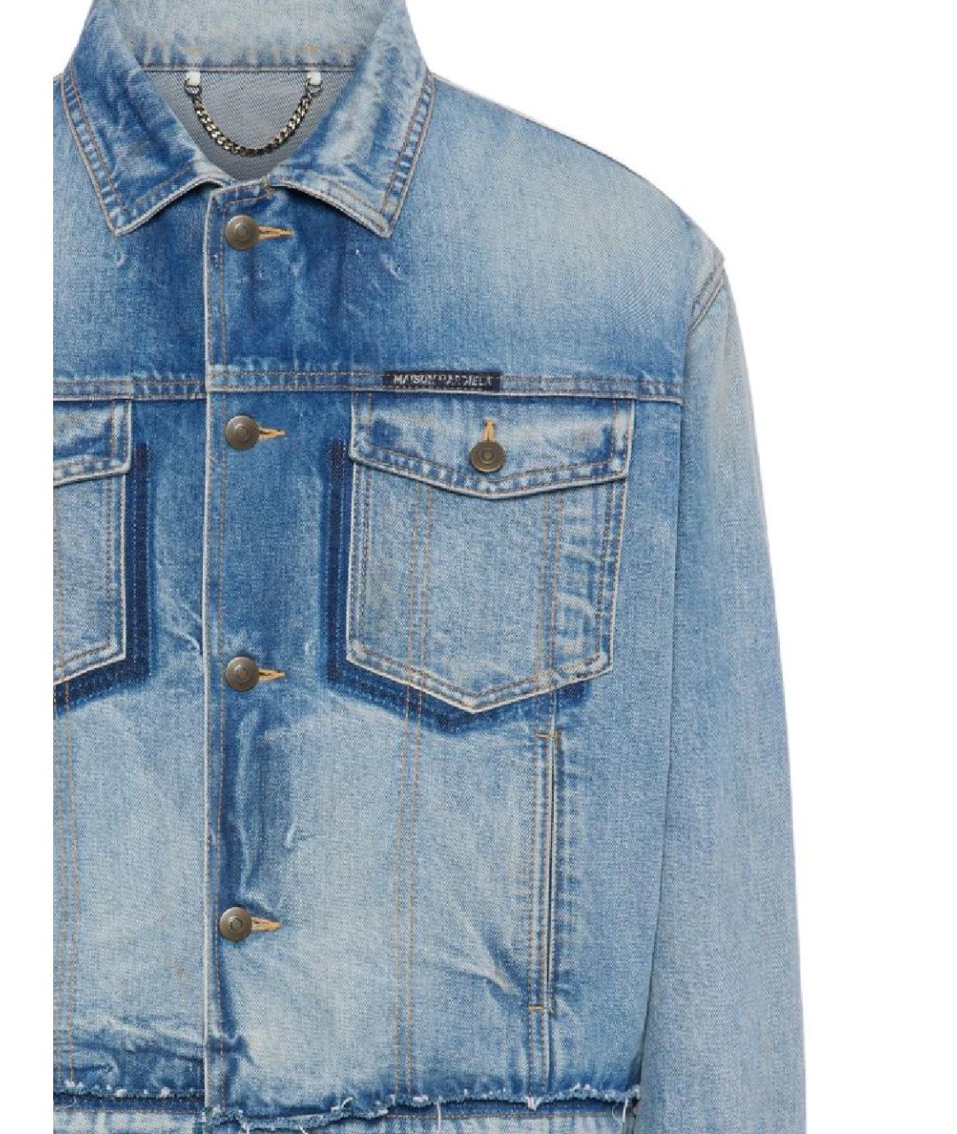 MAISON MARGIELA Голубая хлопковая куртка, фото 2