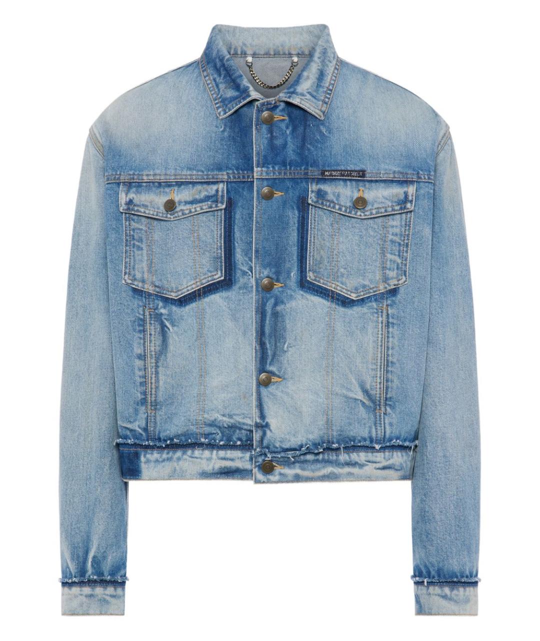 MAISON MARGIELA Голубая хлопковая куртка, фото 1