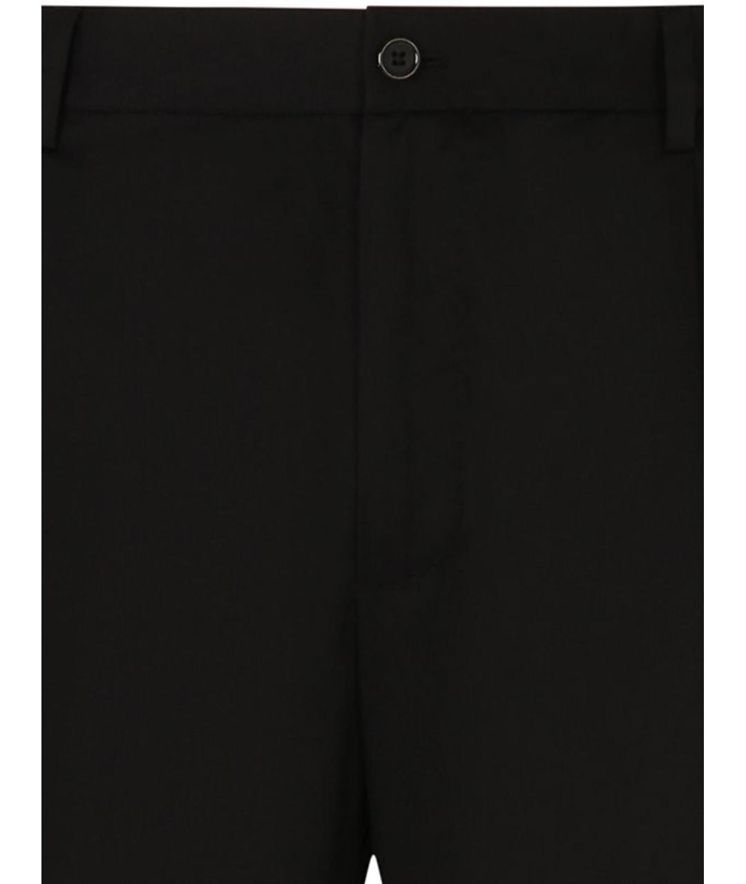 DOLCE&GABBANA Черные хлопковые шорты, фото 2