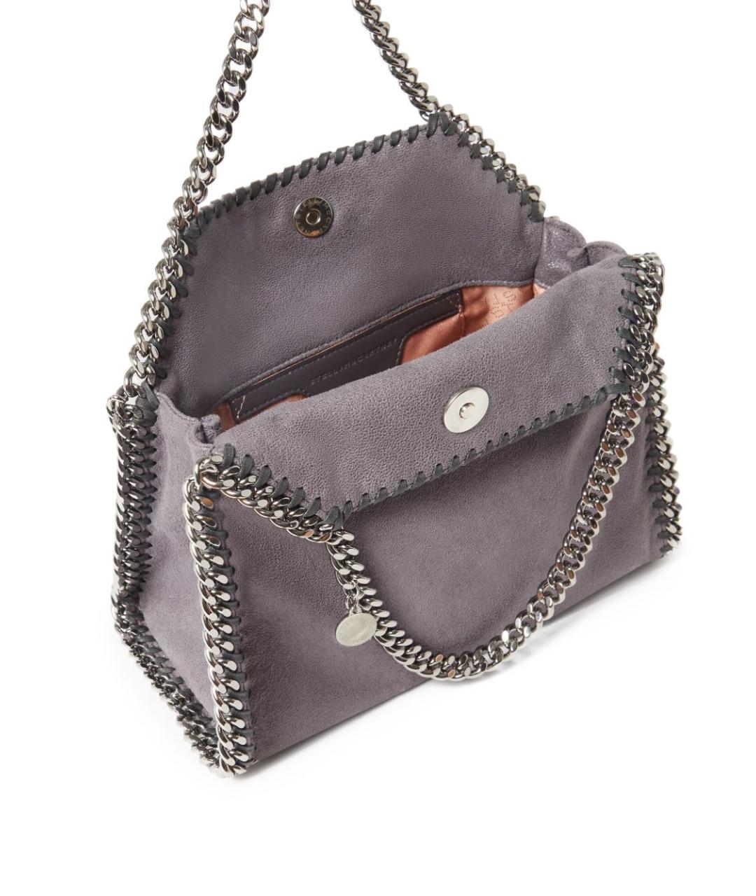 STELLA MCCARTNEY Серая сумка тоут из искусственной кожи, фото 4