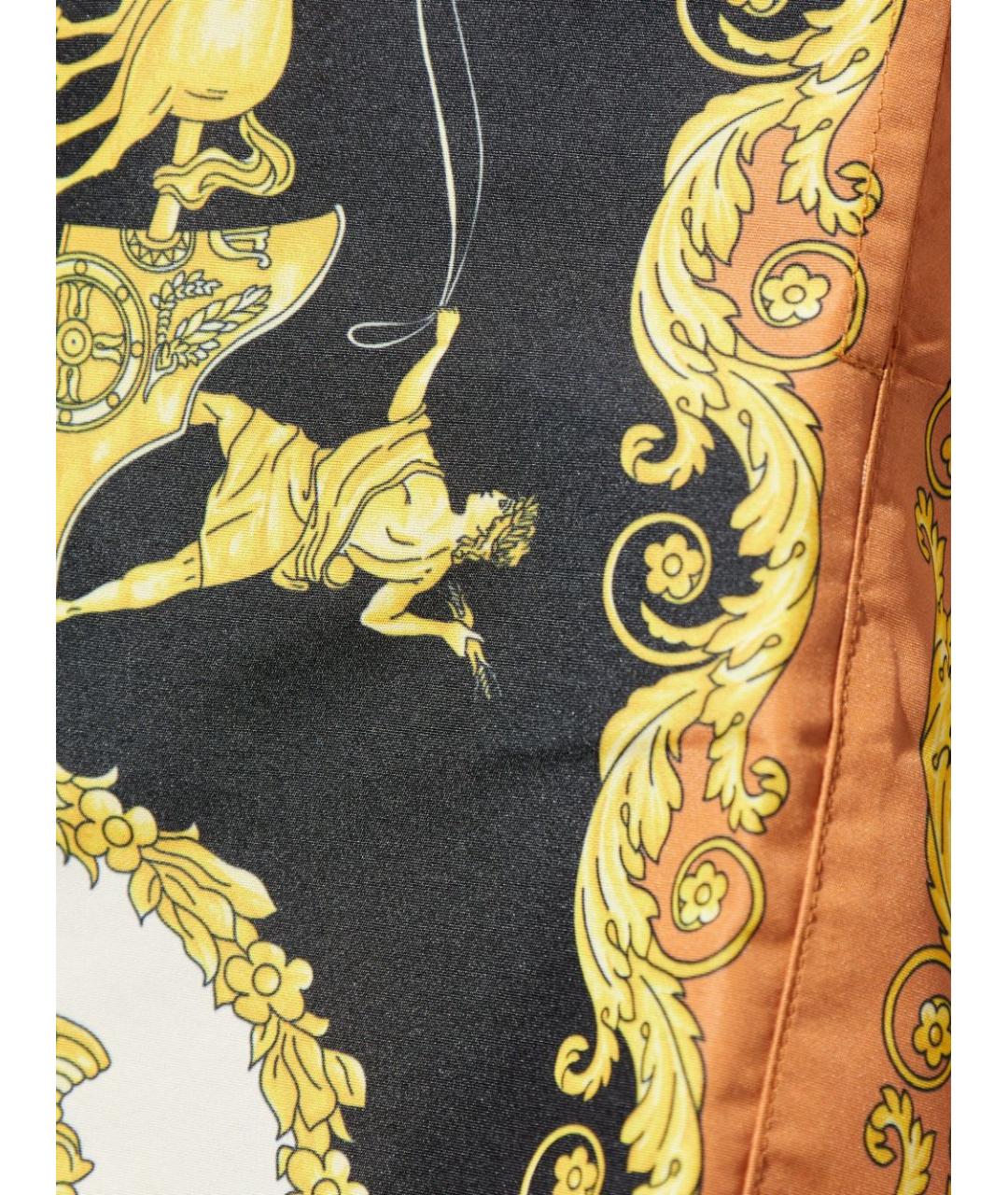 VERSACE Мульти полиэстеровые шорты, фото 2