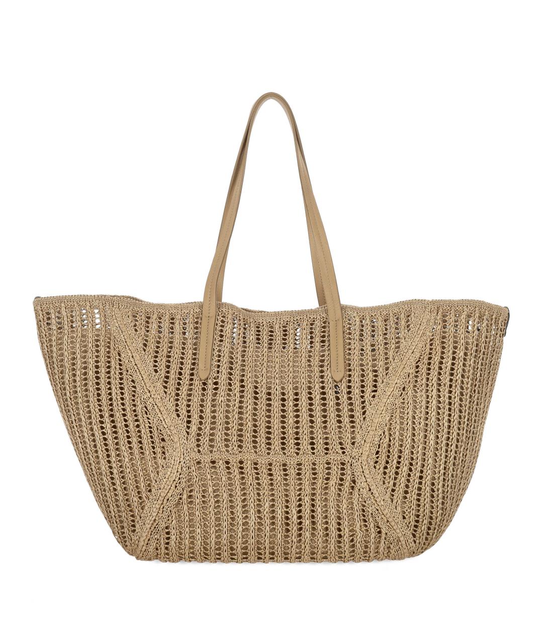 BRUNELLO CUCINELLI Бежевая сумка тоут, фото 1