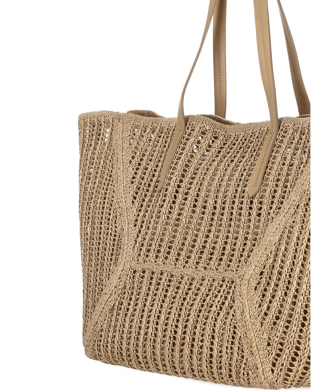 BRUNELLO CUCINELLI Бежевая сумка тоут, фото 4