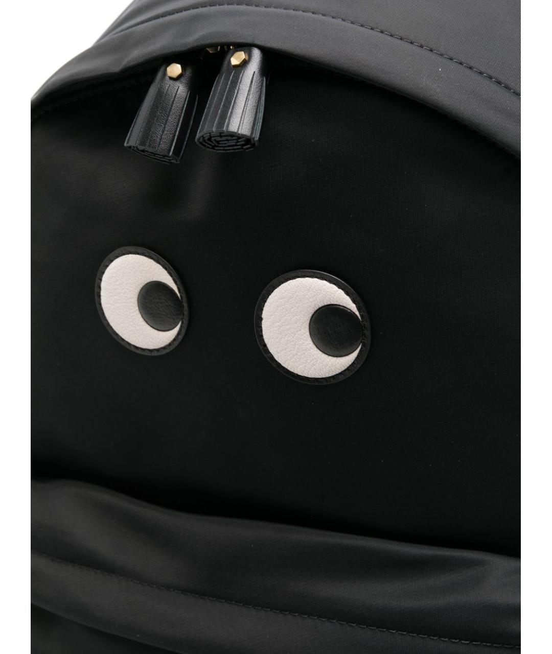ANYA HINDMARCH Черный тканевый рюкзак, фото 4