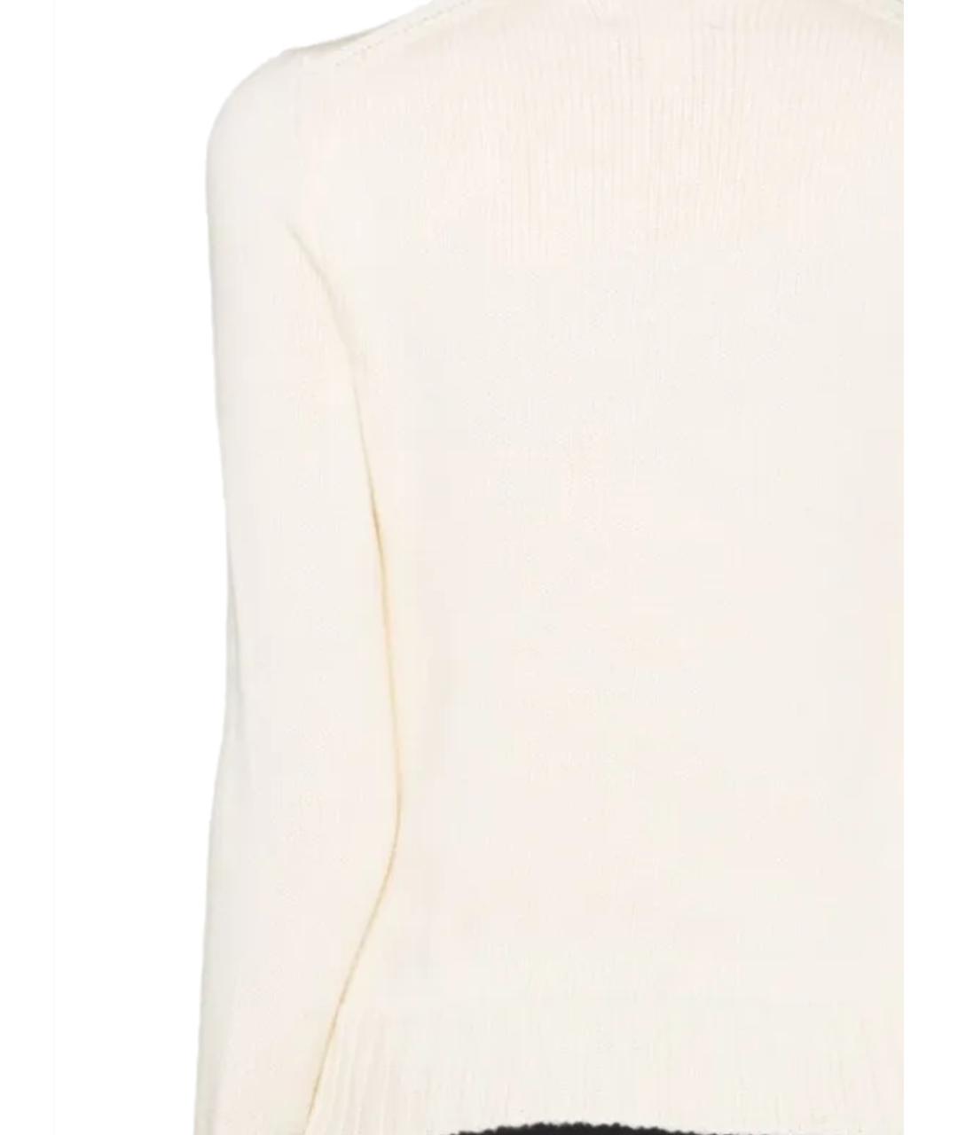 POLO RALPH LAUREN Белый хлопковый джемпер / свитер, фото 3
