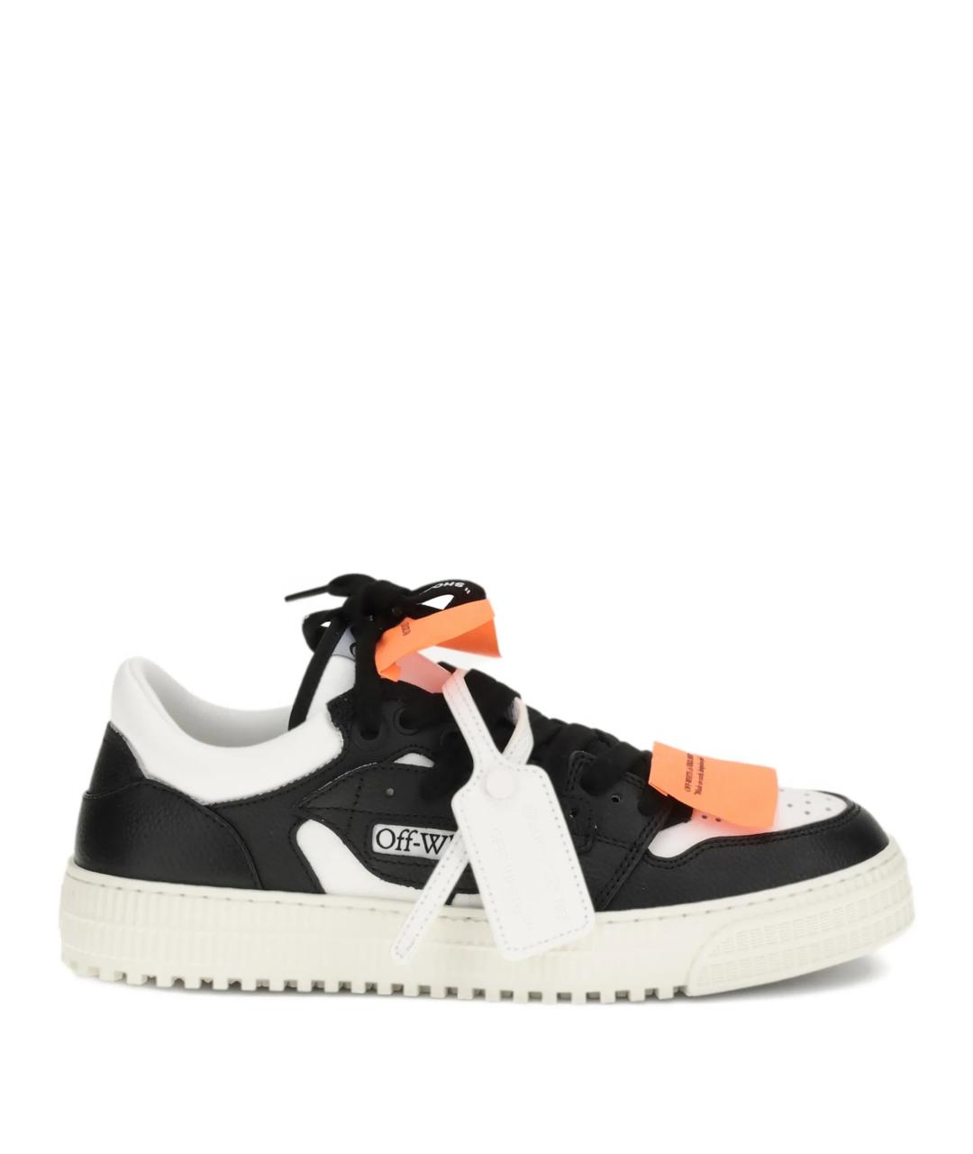 OFF-WHITE Мульти кожаные низкие кроссовки / кеды, фото 1