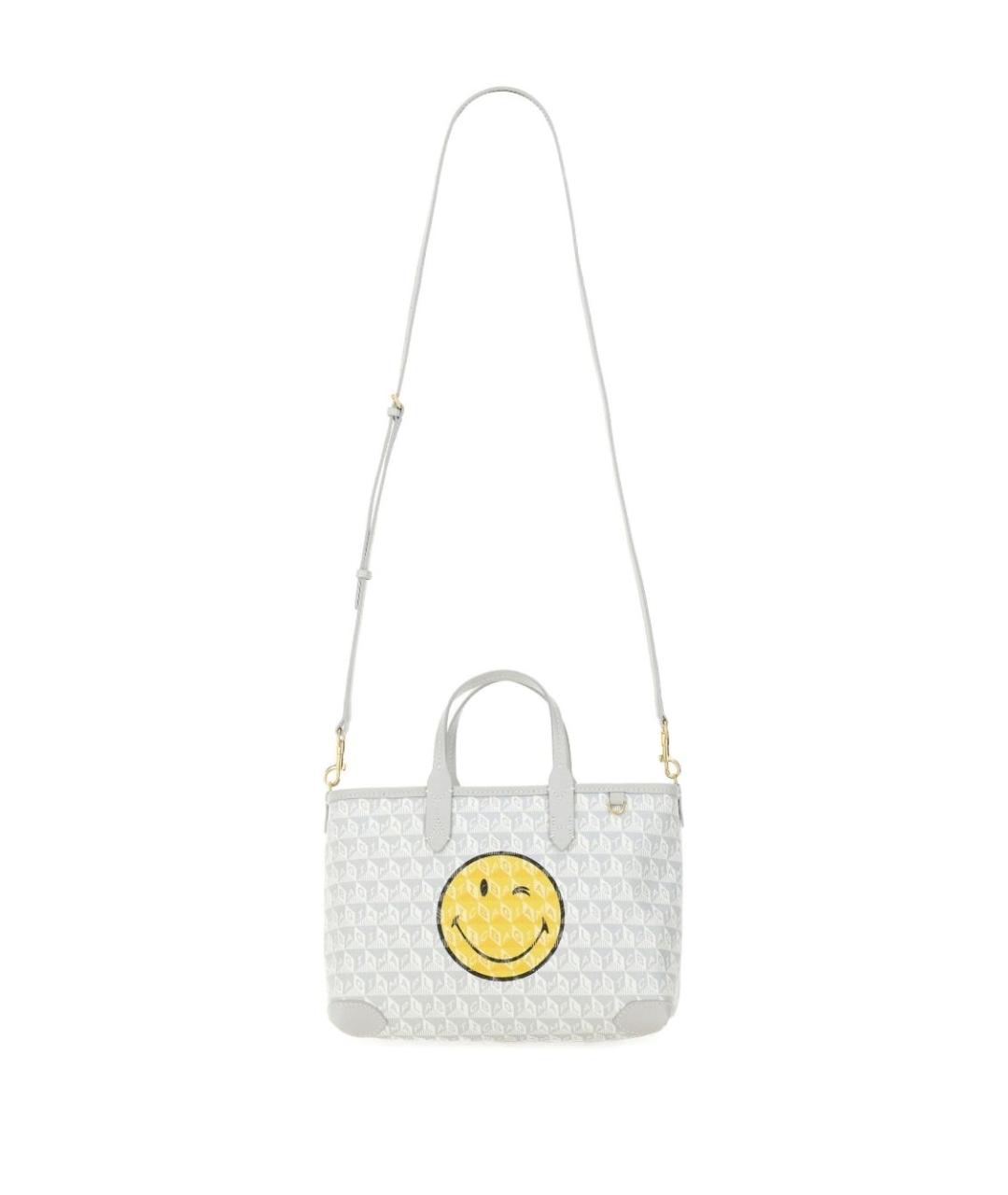 ANYA HINDMARCH Белая сумка тоут, фото 4