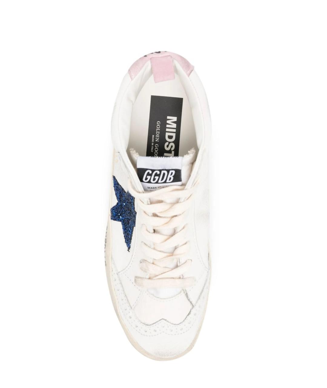 GOLDEN GOOSE DELUXE BRAND Белые кожаные кеды, фото 4