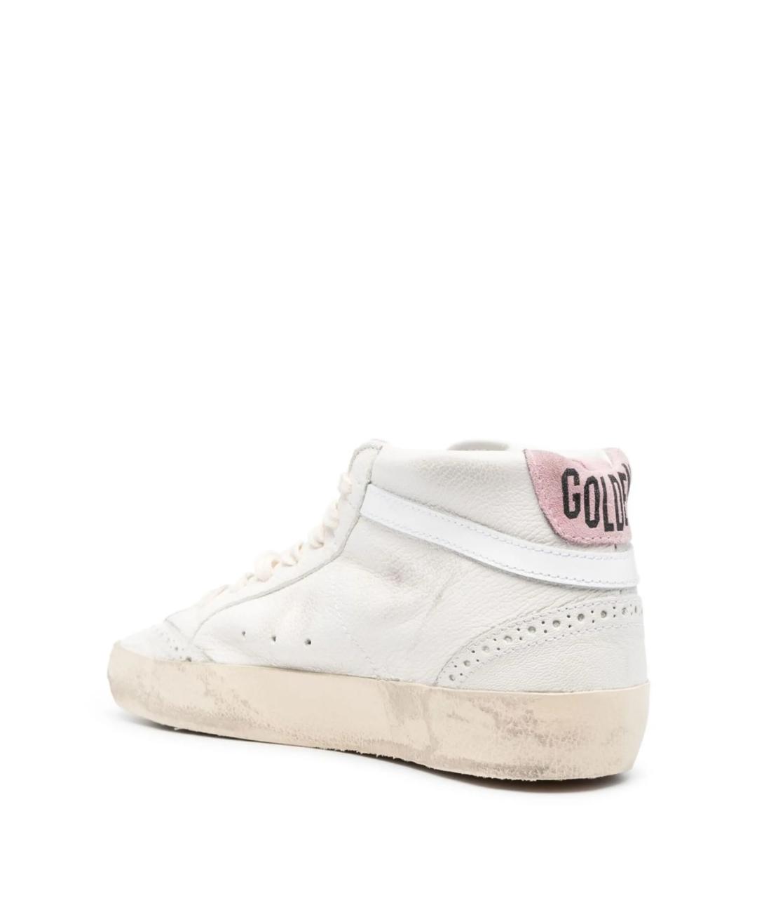 GOLDEN GOOSE DELUXE BRAND Белые кожаные кеды, фото 3