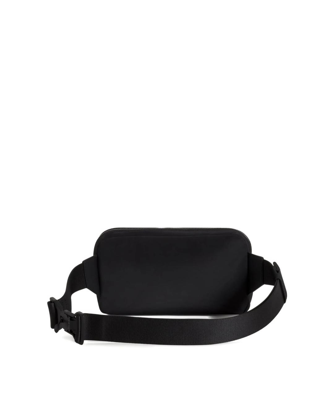 MAISON KITSUNE Черная тканевая поясная сумка, фото 3