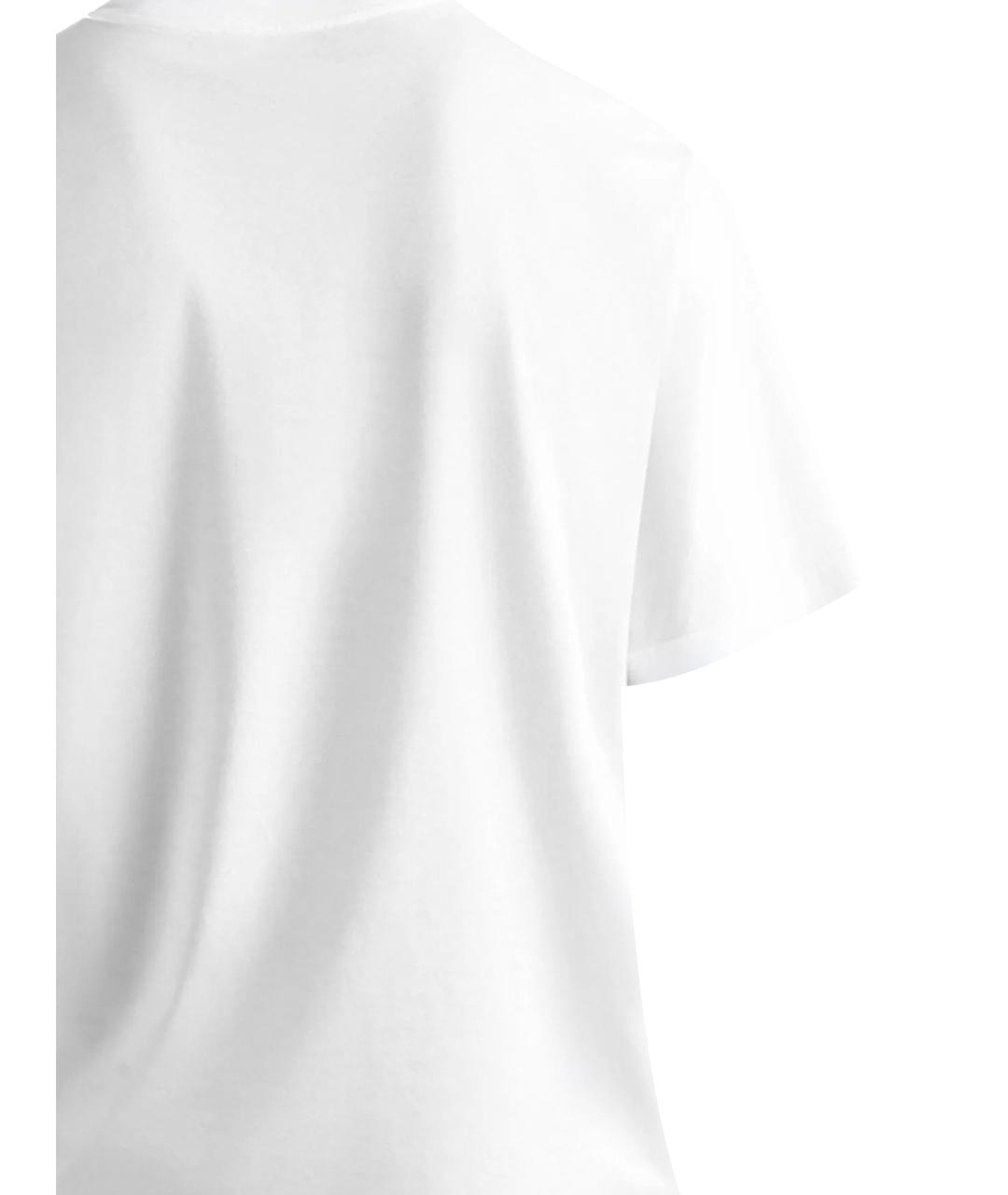 DOLCE&GABBANA Белая хлопковая футболка, фото 3