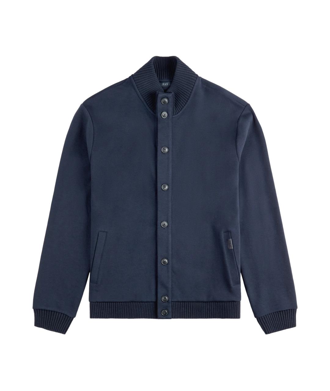 FAY Синяя хлопковая куртка, фото 1