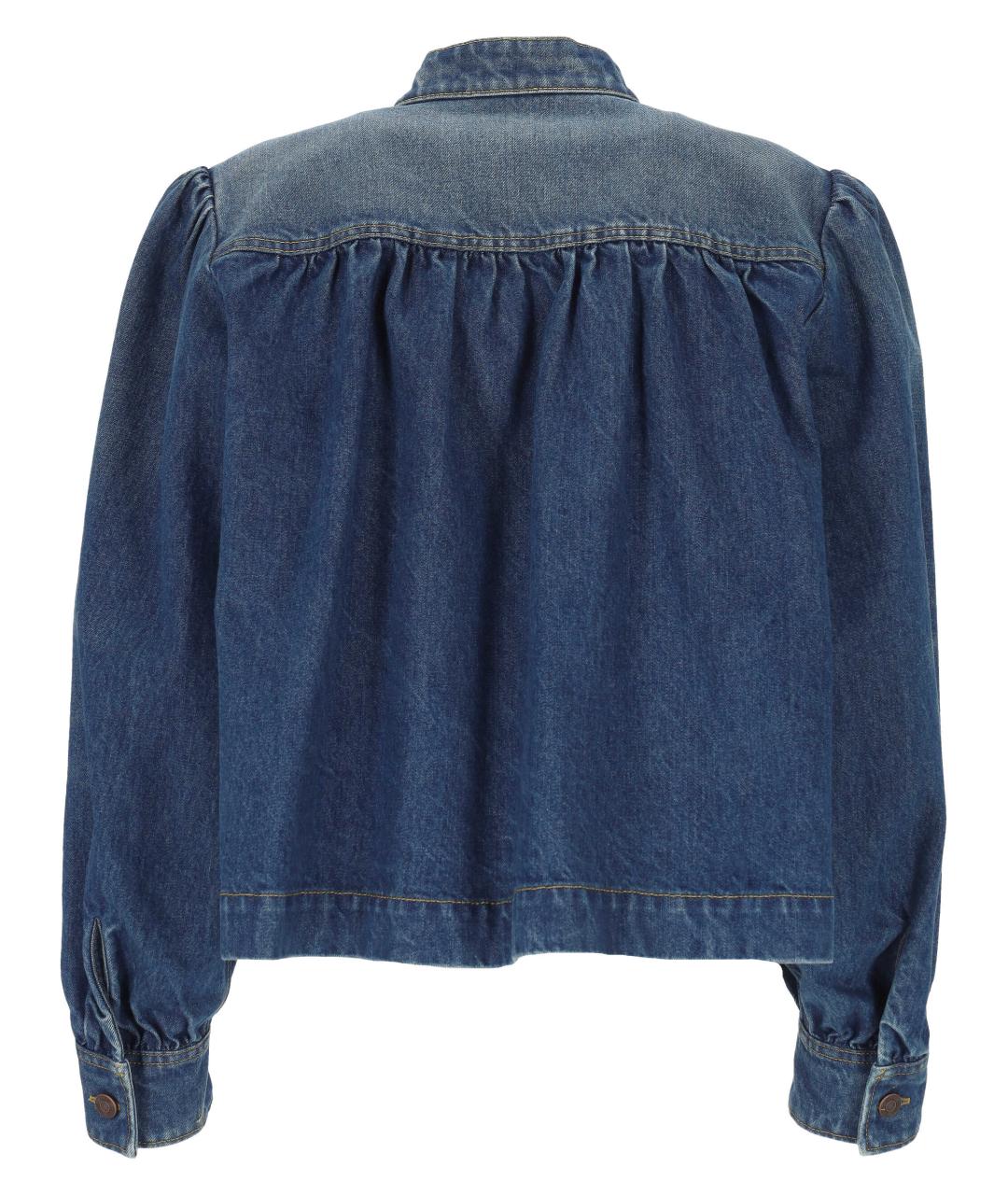 CHLOE Синяя хлопковая куртка, фото 3